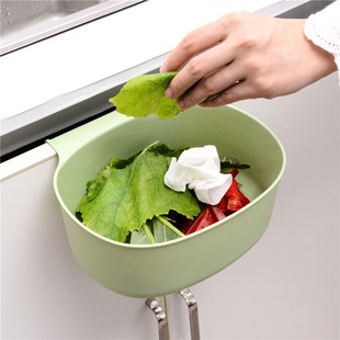 Kitchen Cabinet Door Hanging Large Trash Bin Household European-style Plastic Storage Box Trash Bin Wholesale