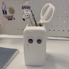ミニ冷蔵庫筆筒ins学生女子かわいい大容量デスクトップ収納筒甘い多機能文房具筆桶
