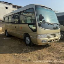出口外贸版丰田考斯特19-23座 二手豪华通勤巴士欧三排放中巴客车