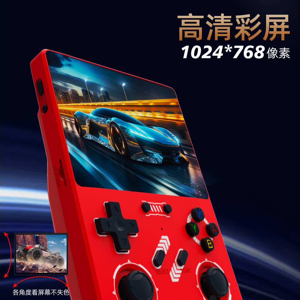 Cross-Border R40Xx Open Source Handheld Game Console Portable Retro Arcade Game Nostalgic 3D Dual System Handheld Console