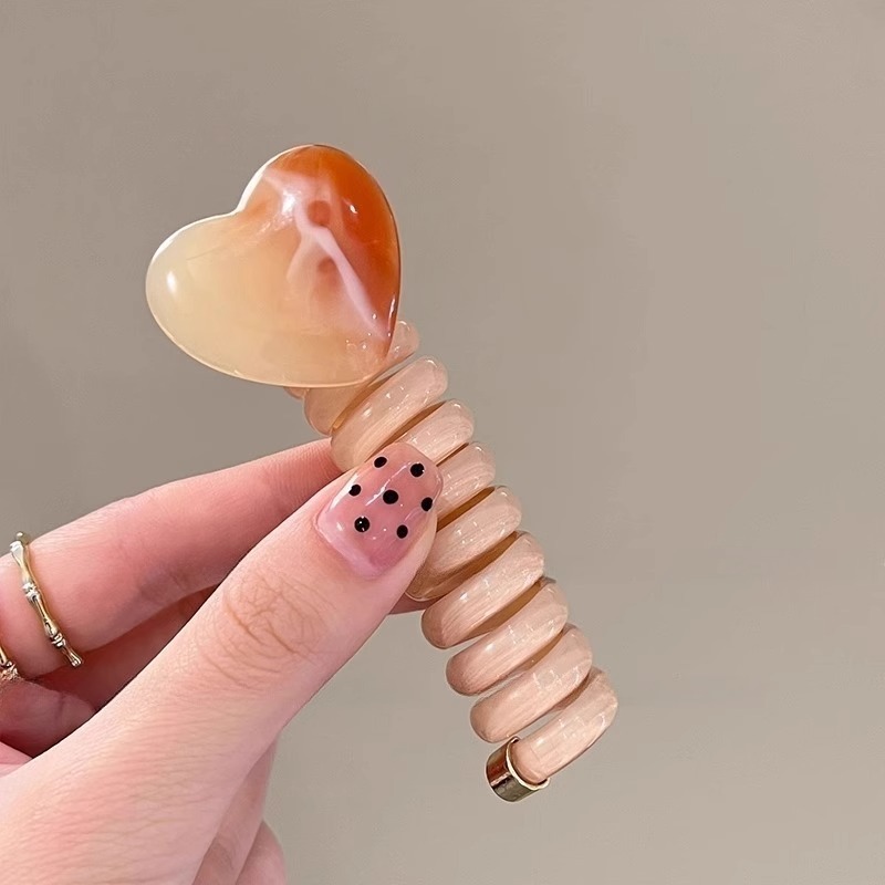 C5876 밀크티 컬러 러브 전화선