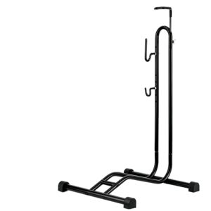 縦型 L 型 自転車スタンド 駐輪メンテナンス兼用 コンパクトで
