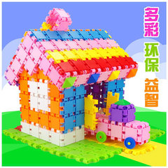 兒童積木嘟嘟賽車拼裝玩具益智寶寶男孩女孩幼兒塑料拼圖智力開發