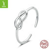 One size line fashionable platinum ring, Amazon, silver 925 sample, simple and elegant design