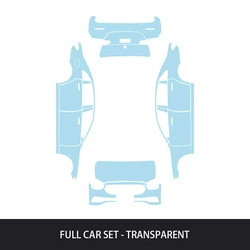 24-26 Models Mercedes-Benz E260L Invisible Car Cover Tpu Pre-Cut Paint Protection Film Anti-Scratch (Car paint protective film) - transparent-tpu-24-26-mercedes-benz-e260l