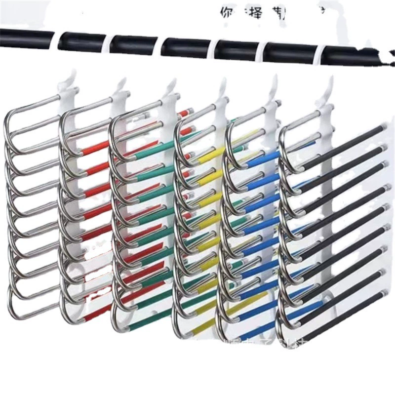 Нестандартная многофункциональная S-образная вешалка с нескользящим, неусаживающимся рукавом, специальная модель из ПВХ-трубки на заказ