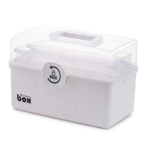 Household medicine box household large-capacity multi-layer classified medicine box full set of emergency medical care medical drug storage box
