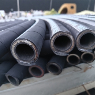High-pressure hose Steel wire braided hydraulic hose assembly High-pressure oil pipe Clamp cloth Acid and alkali resistant rubber pipe Mud pipe