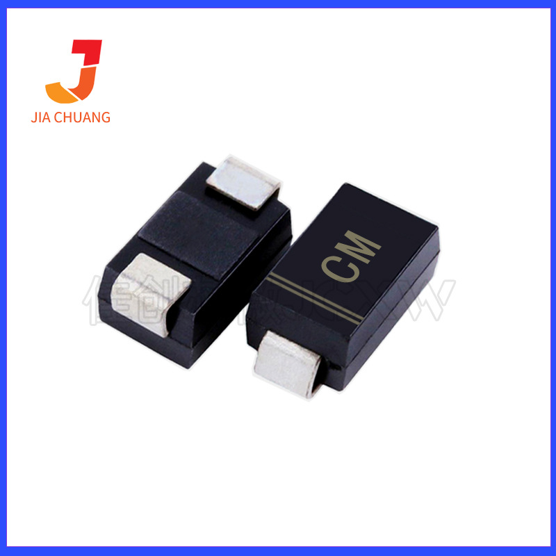 国产替代 大芯片 SMAJ33A 中性丝印:CM 400W DO-214AC 单向TVS管