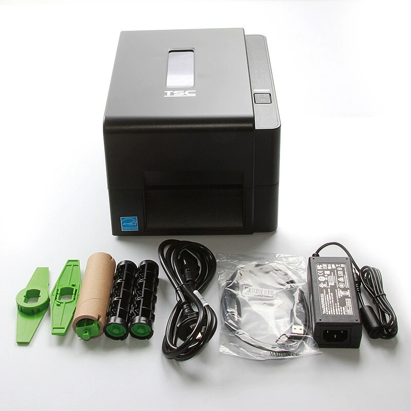 TSC TE244 barcode label printer logistics thermal sensitive electronic side single tag sticker machine TE344