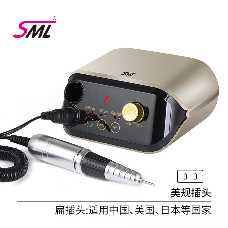 SMLM1 工場直販研磨機 65 ワットネイル研磨機研磨マニキュアリムーバーとフットペダルネイル研磨機|undefined