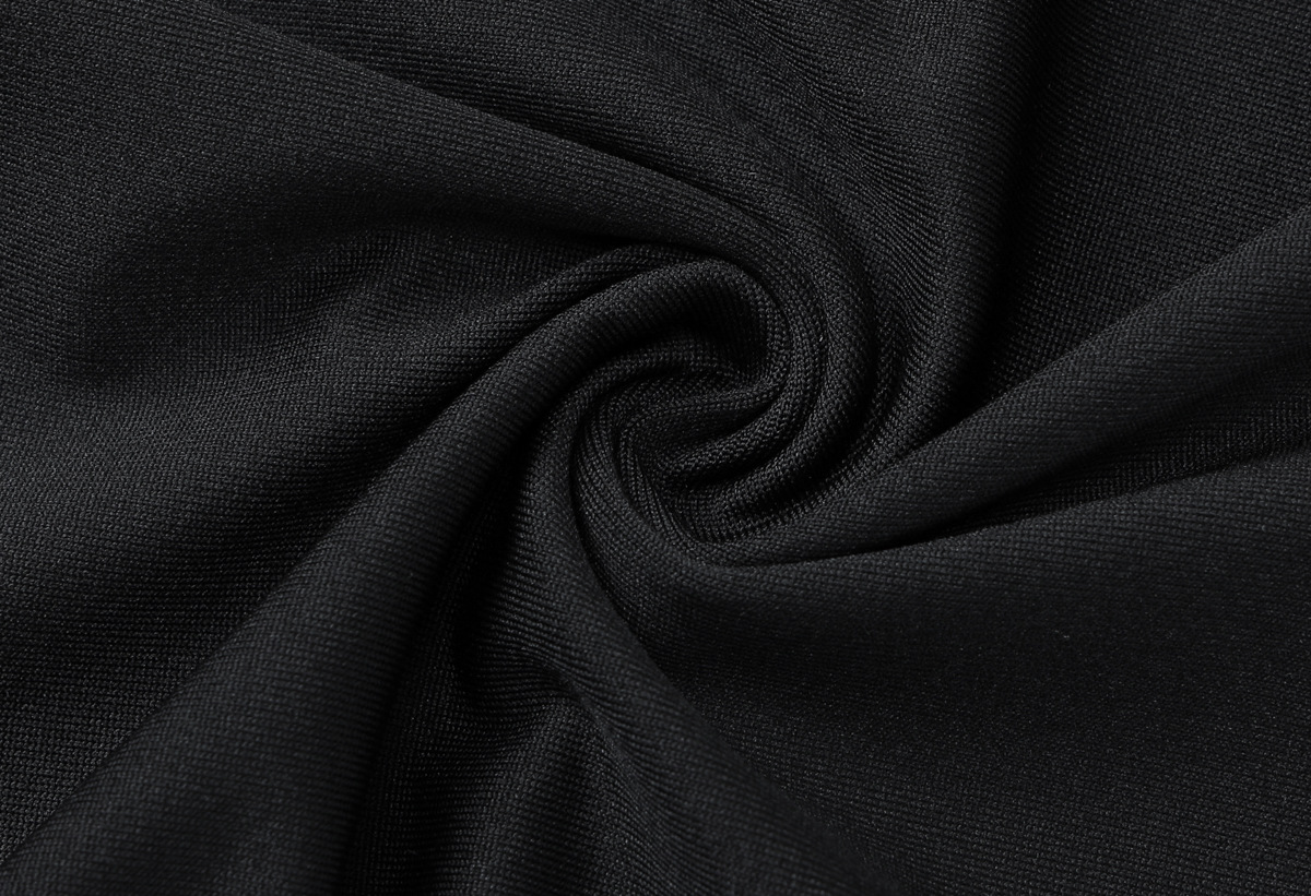 Women Clothing Autumn round Neck Slim Pleated Long Sleeve Dress Women