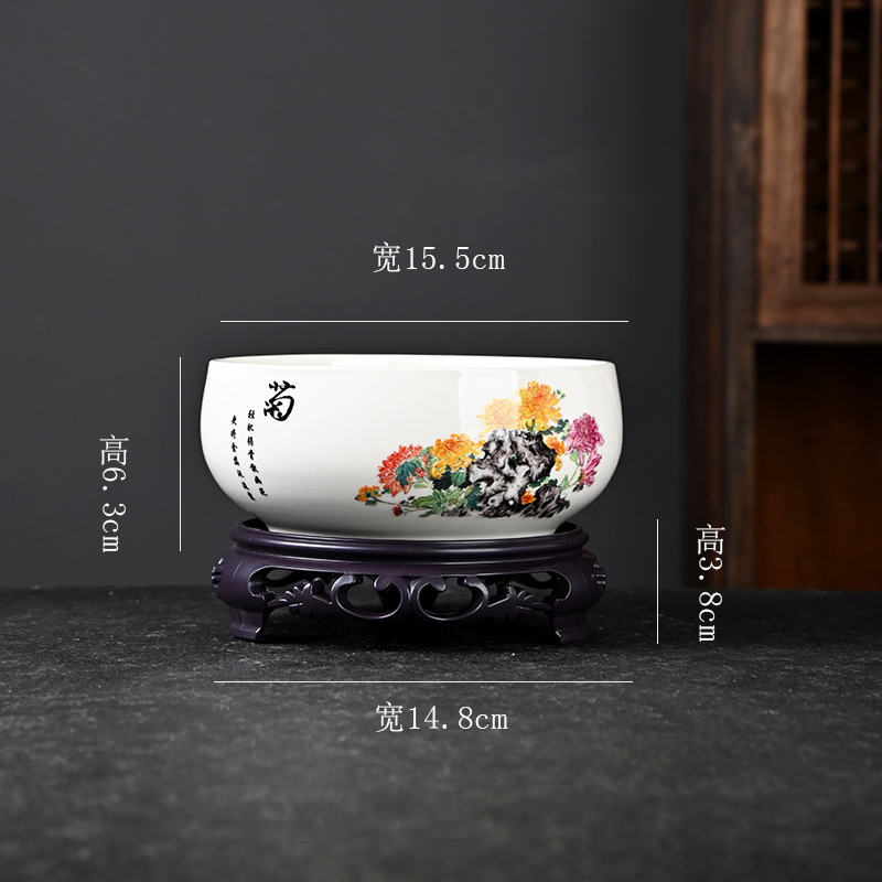 Cuenco de nenúfares, flores de cobre, macetas especiales con paletas, utensilios hidropónicos de cerámica, macetas grandes para el hogar, liquidación al por mayor