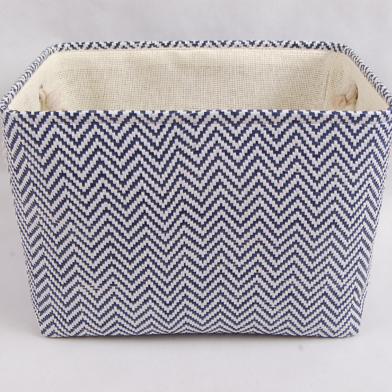 家用简约收纳筐涤纶里布杂物储物篮置物筐收纳篮杂物收纳筐可定制