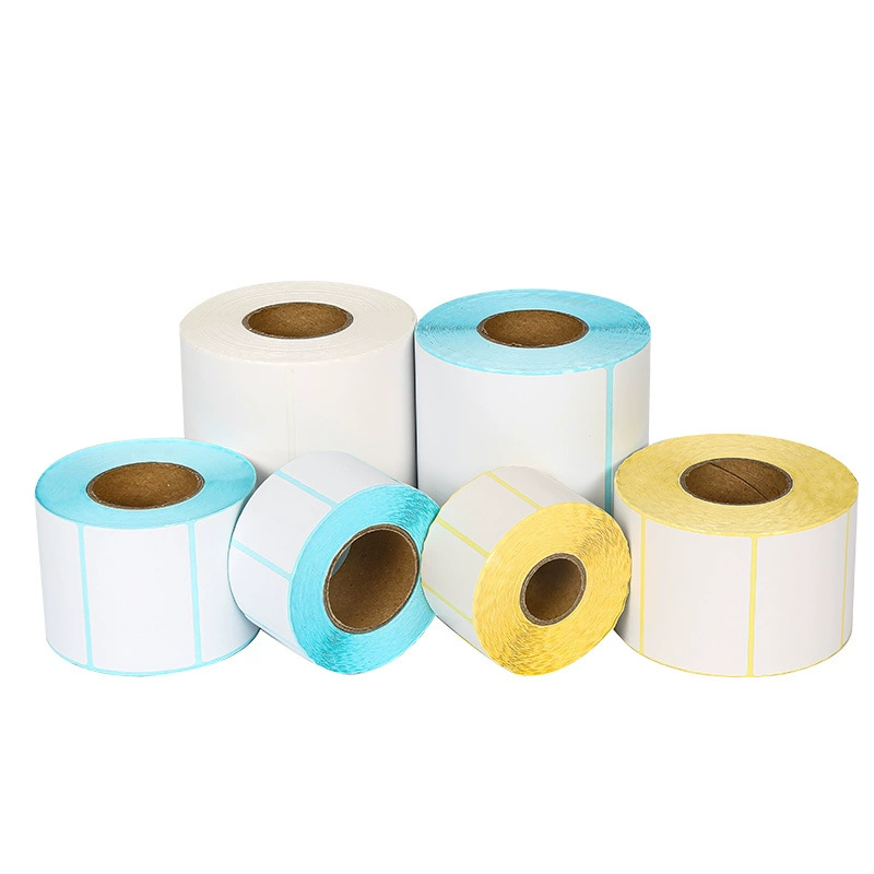Техническая бумага self-adhesive с термопечатью 100x150 сторонняя штрих-код наклейка бюллетень скидки