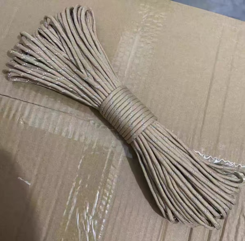厂家批发2-5mm彩色尼龙绳户外帐篷聚丙烯包芯反光绳夜光帐篷绳子|undefined