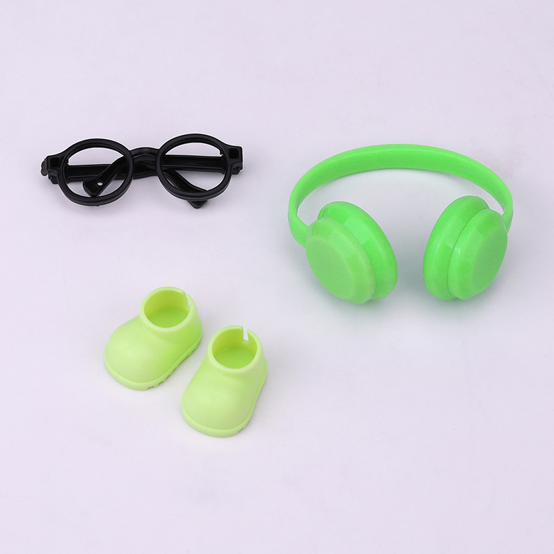 ヘッドフォンに適した 17 センチメートル Labubu ヘッドフォン 10cm 人形 labubu ヘッドセットベビー服アクセサリー靴服アクセサリー|undefined