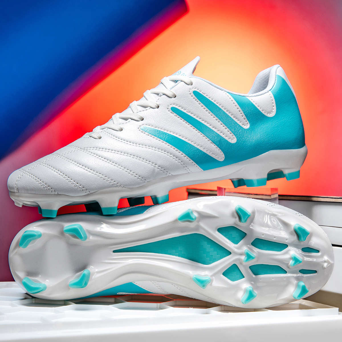 ShoeGlobe Cross-Border New Low-Top Football For Men Women Youth AG Long And Short Spikes Outdoor Sports Professional Competition_voghion.com