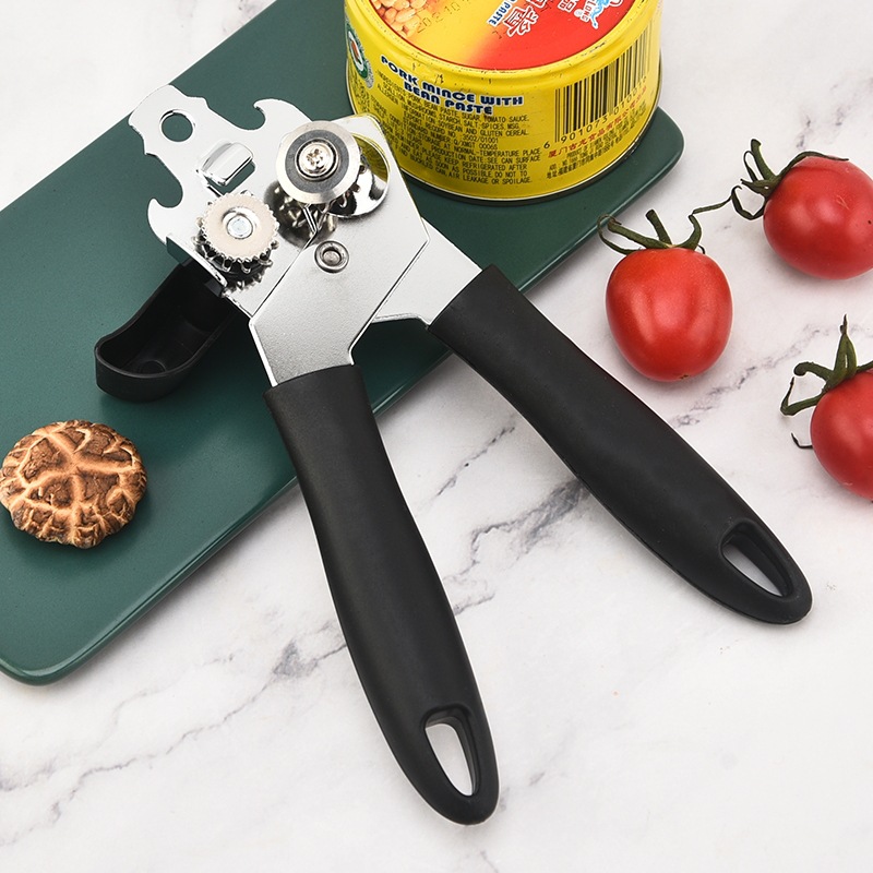 3-in-1 Can Opener Metal Can Opener Multi-purpose Bottle Opener Kitchen Small Gadgets Foreign Trade Supermarket Supply
