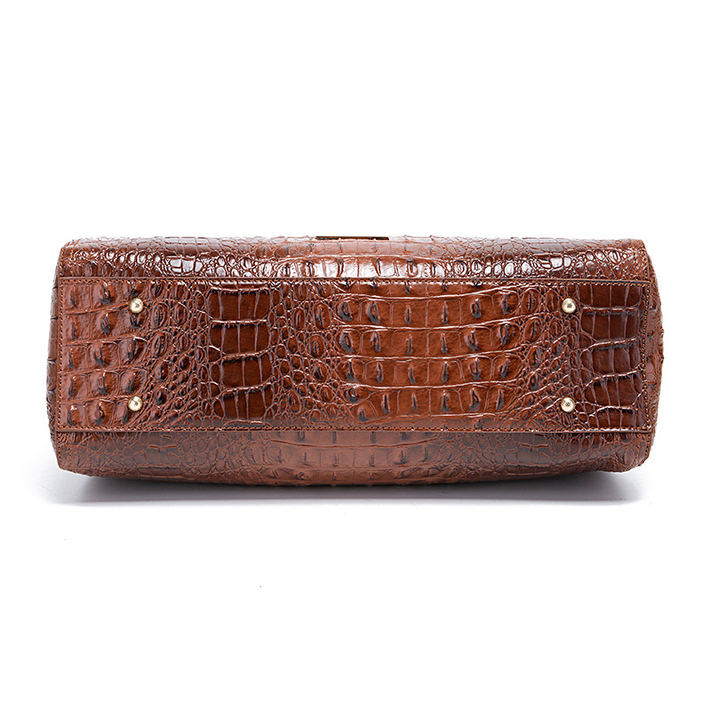Handheld Crossbody New Women's Bag Brahman Crocodile Pattern_voghion.com