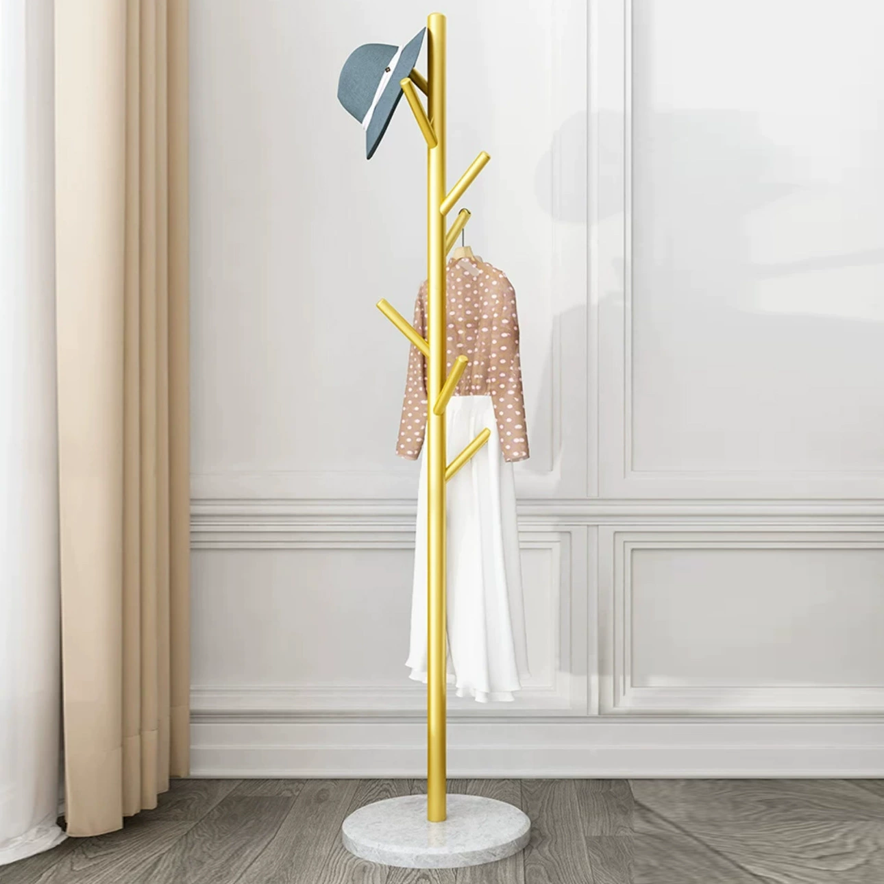 Мраморная вешалка для одежды Простая бытовая сушилка вешалка для спальни
