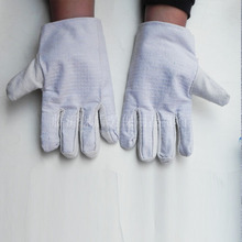 加工定制甲布漂白24道线帆布手套 劳保手套 电焊加厚作业工地手套