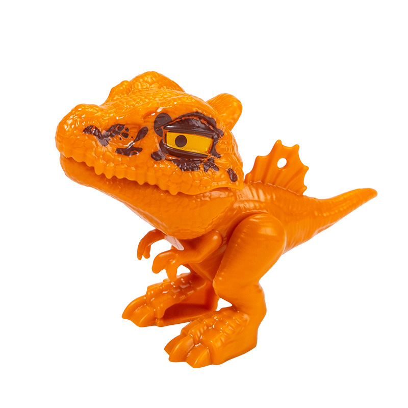Bolsa ciega dedo para niños dinosaurio muerde dedo dinosaurio juguete simulación triceratops puesto escuela bolsa ciega al por mayor envío gratis