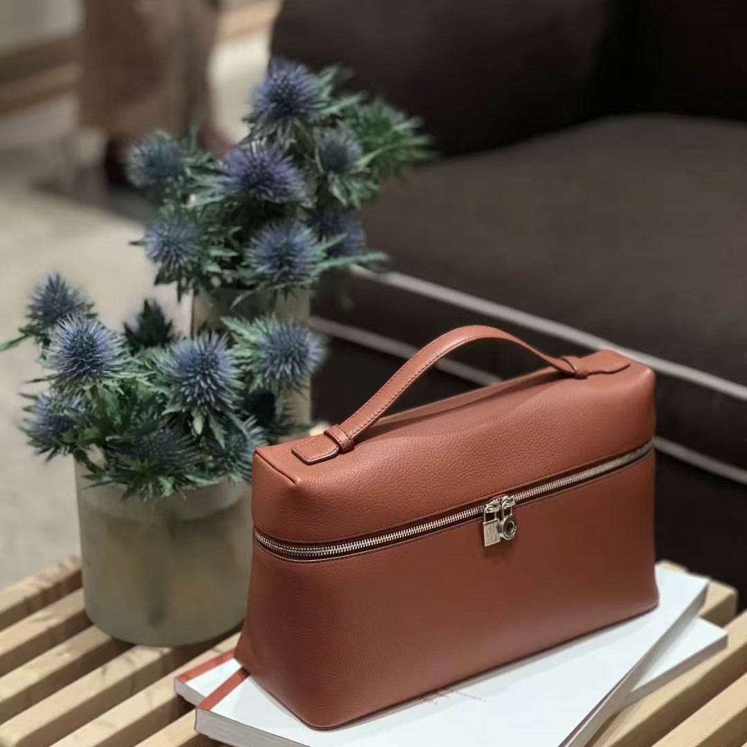 [재고] 국경 뉴 로로 * PIANA27 박스 엑스트라 백 가죽 어깨 크로스 바디 핸드백