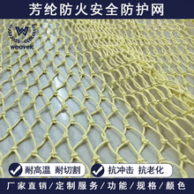 芳纶阻燃适配较高温度工况耐紫外线老化拦截无人机消防防护安全网