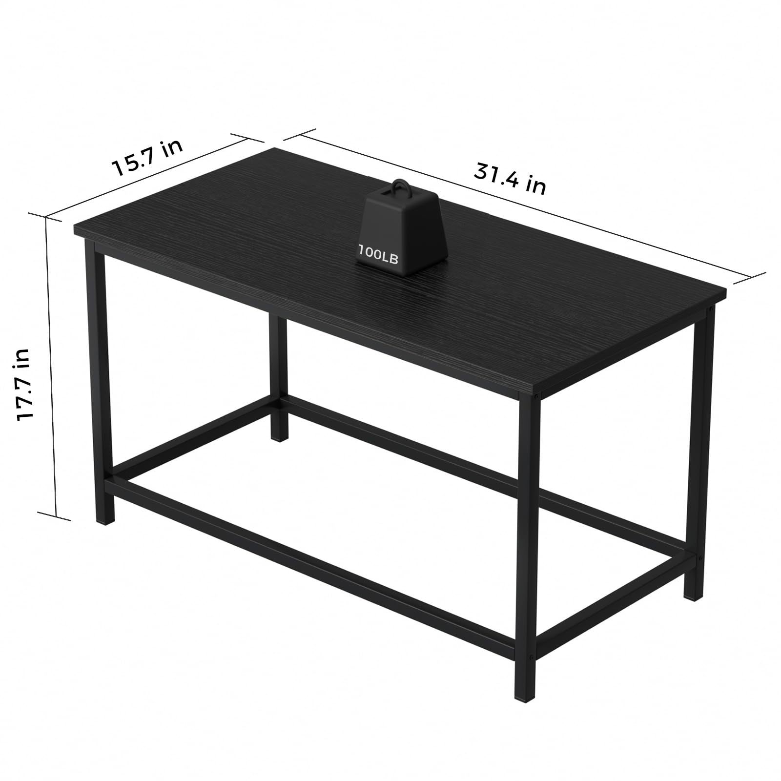 Mesa de té de lujo ligero sofá de sala de estar alta sensación rectangular mesa de café de madera sólida mesa de café de madera