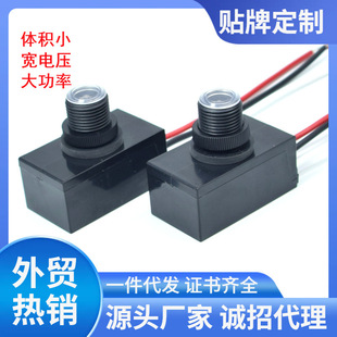 Factory direct wide voltage street lamp light control switch projection lamp wall lamp built-in lamp light controller 110V 2 installed