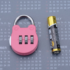 Factory Direct Mini Mechanical Padlock File Cabinet Password Lock Luggage Backpack Small Padlock Double Door Drawer Lock