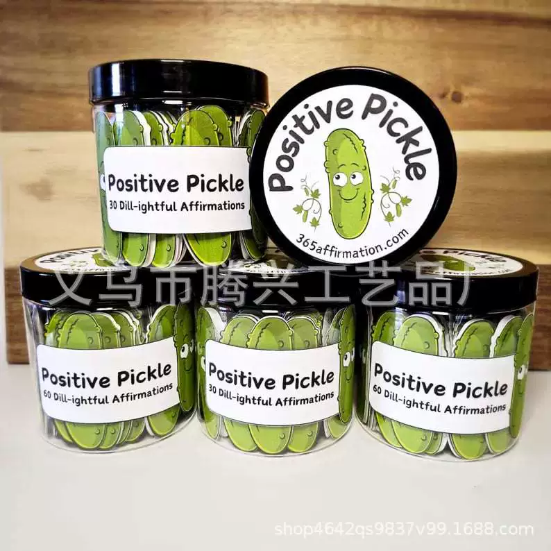 POSITIVE PICKLE эмоциональная поддержка, карта аффирмации