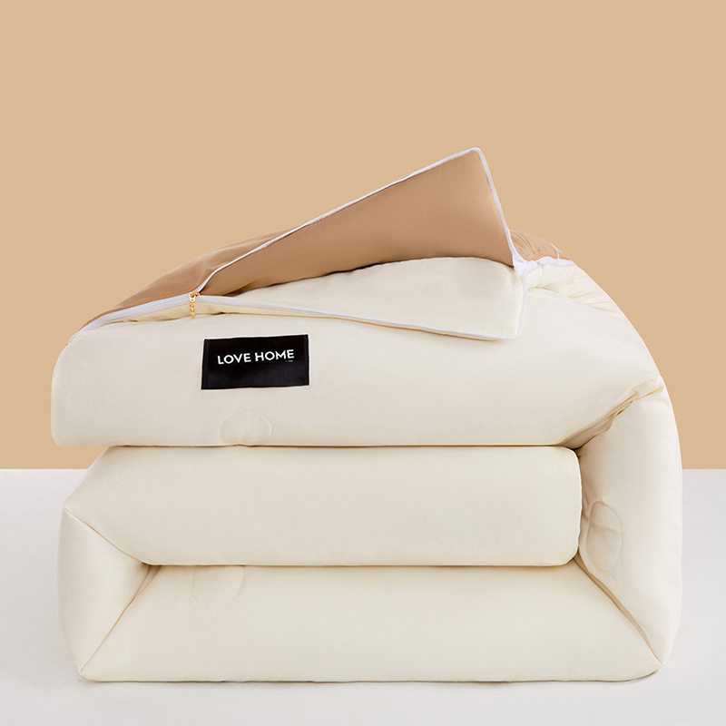 edredón de fibra de soja, edredón de invierno, edredón de invierno, edredón de algodón caliente, edredón de primavera y otoño, aire acondicionado para dormitorios individuales, general en cuatro estaciones