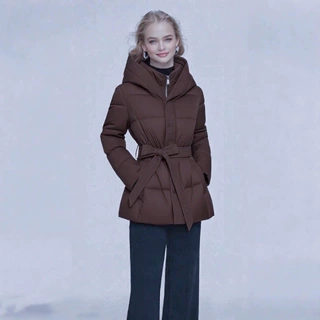 黑色棉服女2025年新款冬季厚外套大码小个子棉袄短款收腰羽绒棉衣