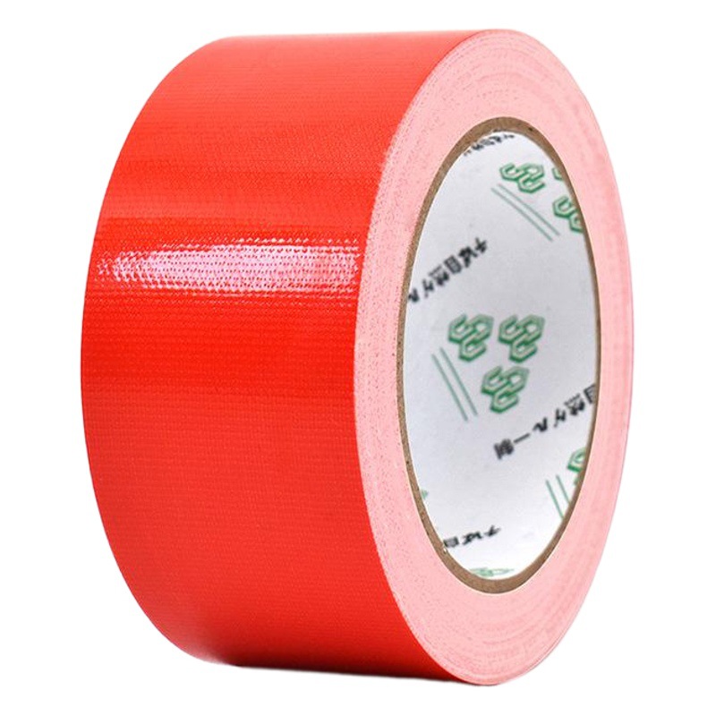 Cinta de tela de color rojo fuerte cinta de alfombra de una sola cara exposición de la boda alta adhesiva resistente al desgaste resistente al agua