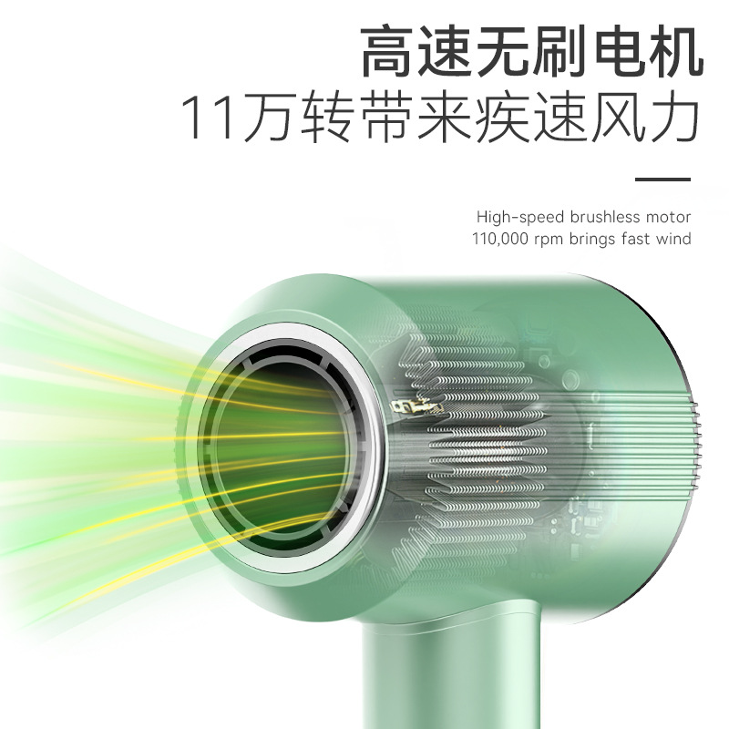 Kemei secador de pelo sin escobillas transfronterizo KM - 6891 salón de pelo secador de pelo eléctrico de alta potencia secador de pelo de iones negativos gran viento