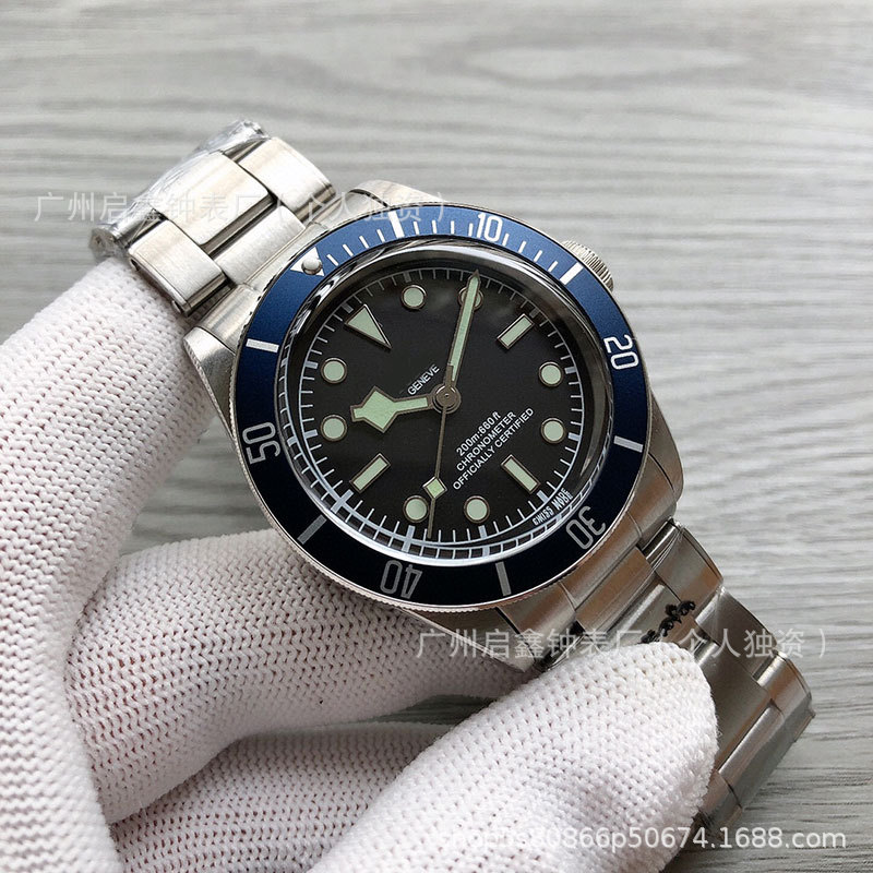 Little Red Flower Emperor Biwan Series Fully Automatic Mechanical Watch Men's Waterproof Ceramic Ring Sapphire Men's Watch