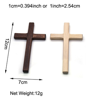 Cross-Border E-Commerce 12*7cm Export Jewelry Handmade Wooden Hand-Held Ornaments