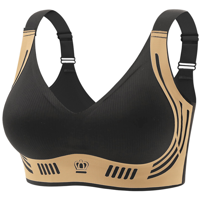 Foreign Trade Cross-Border Large Size Full-Cover Women's Underwear Adjustable Women's Anti-Sagging Breast-Retracting Thin Bra