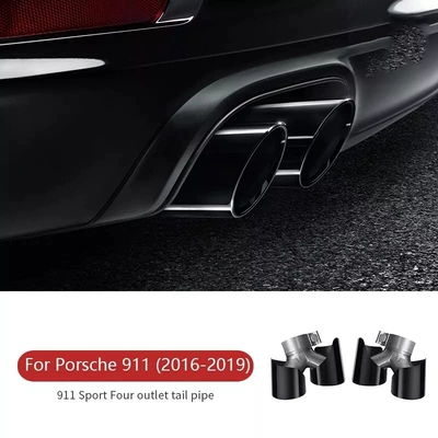 Exhaust Pipe Muffler Tail – Car muffler - 16-19-models-black-tail-throat