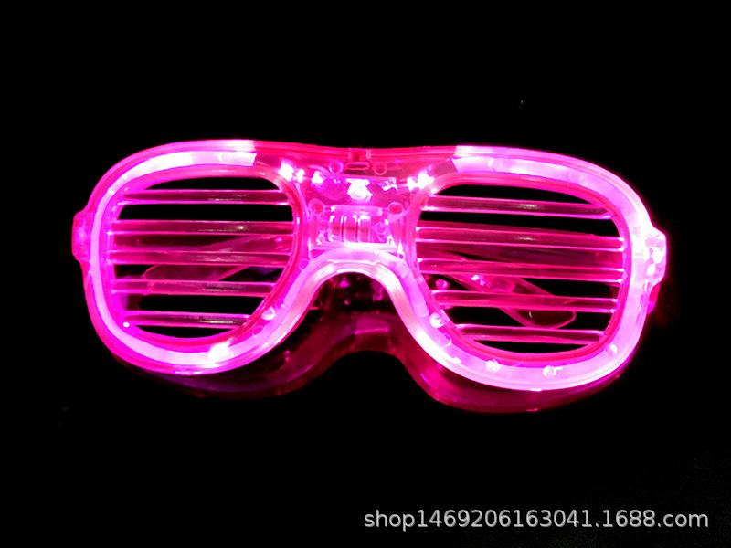 Led発光メガネブラインド冷光パーティーバートランポリンネットレッド音楽祭応援フラッシュ道具