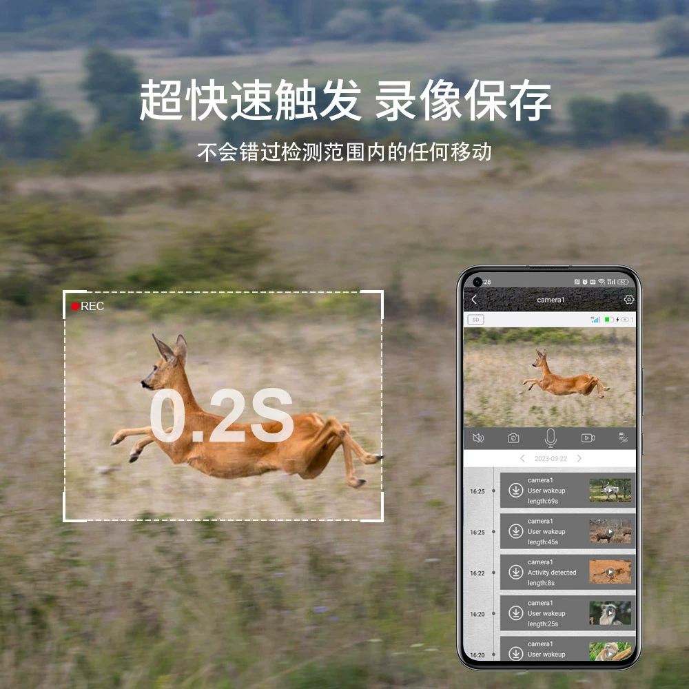 CCTV camera solar-powered, camouflage wireless monitor, mobile phone, for import, 4G, 4m