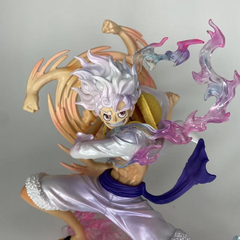 ワンピースフィギュア ルフィ 太陽神 ニカ ルフィ デスクトップ装飾品 二次元アニメーションフィギュアモデル|undefined