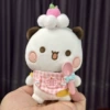 (not including baby) pink apple bib + pink spoon + pink hat