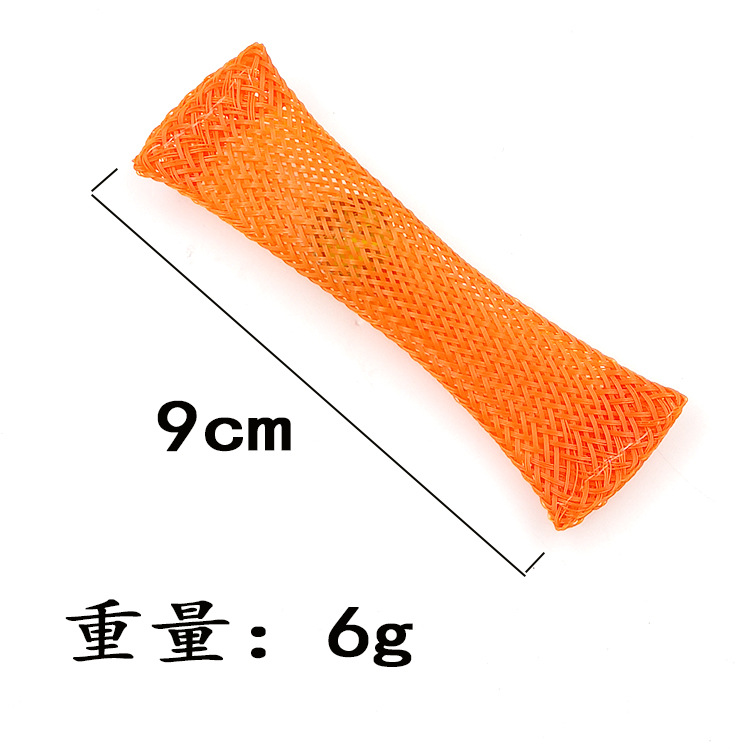 Cross-border Amazon hot selling fidget toy woven mesh tube marble squeeze decompression vent adult decompression toys