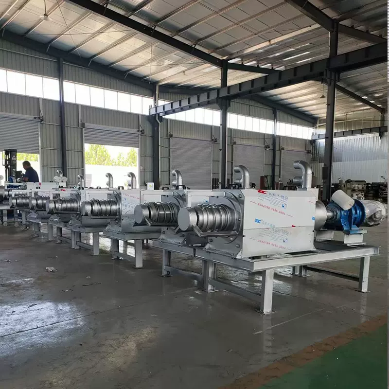 养殖场用干湿分离机畜牧粪污处理不锈钢螺旋挤压式粪便处理设备