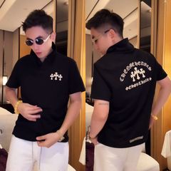 秋季轻奢T恤美式印花短袖男女同款时尚百搭宽松新款半袖潮牌上衣