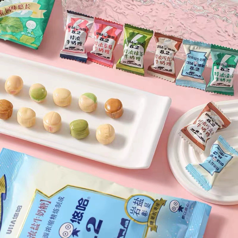 Конфеты с молочным вкусом UHA UHA Rich Milk Candy Bags Matcha Strawberry Flavor Wedding Candy Souvenir Hard Candy Snacks Wholesale