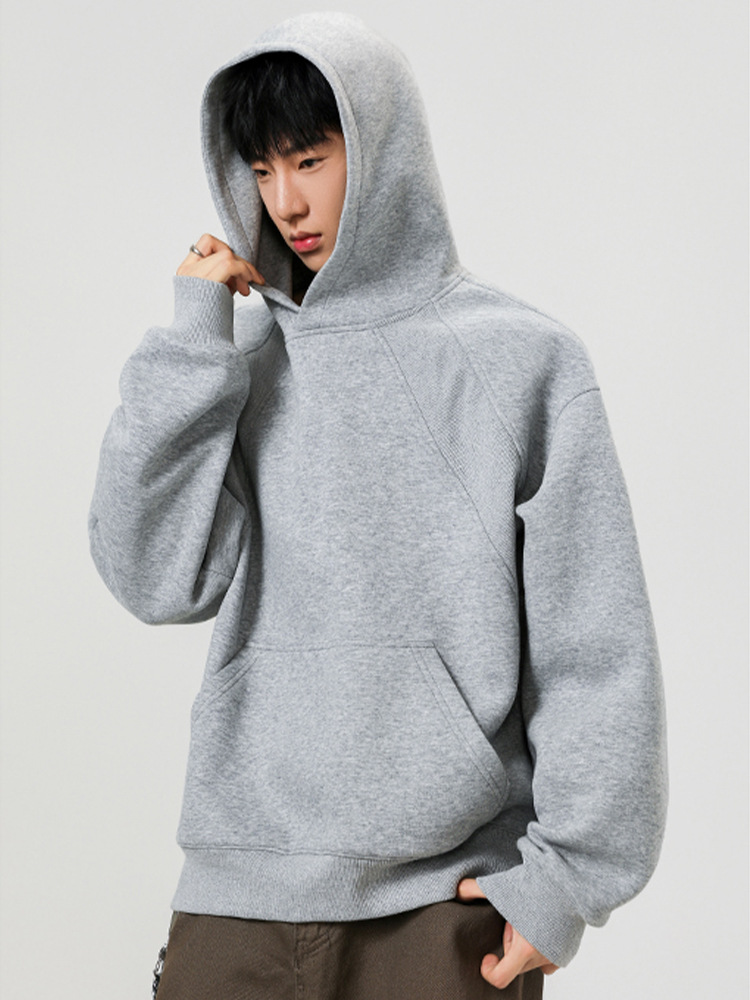 Schwerer Patchwork Hoodie Für Damen Und Herren Im Us Style_voghion.com